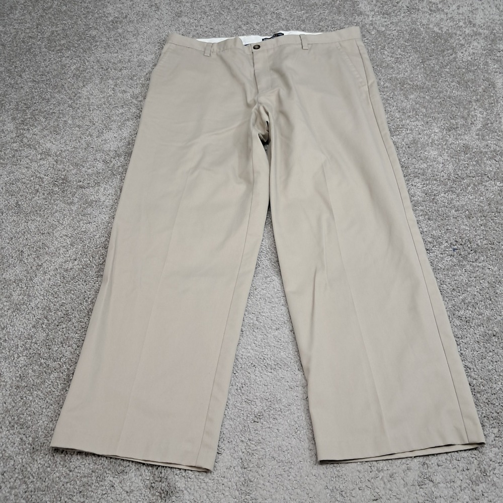 Dockers Classic Fit Khaki Tan Men's Pants 38x29 60/40 Cotton Blend Chinos